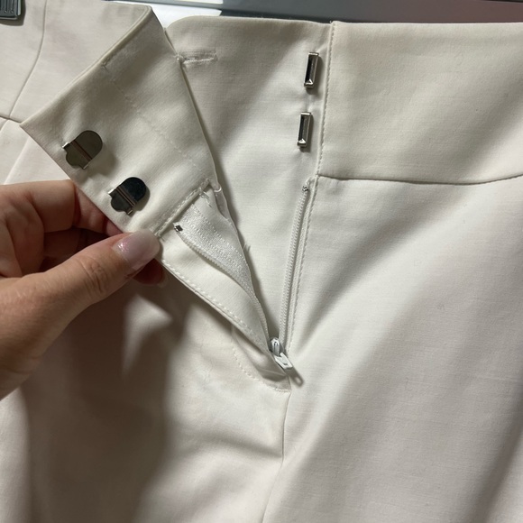 White/cream cassis pencil skirt size 2 - Picture 4 of 5